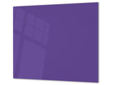 Tempered GLASS Kitchen Board D18 Series of colors: Purple