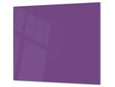 Tempered GLASS Kitchen Board D18 Series of colors: Dark Violet
