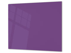 Tempered GLASS Kitchen Board D18 Series of colors: Dark Violet