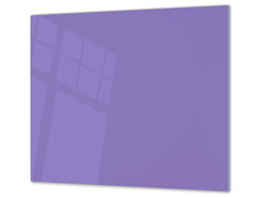 Tempered GLASS Kitchen Board D18 Series of colors: Lavender