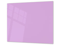Tempered GLASS Kitchen Board D18 Series of colors: Lilac