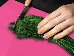 Tabla de cortar de cristal templado D18 Serie de Colores: Rosa