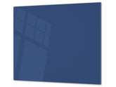 Tempered GLASS Kitchen Board D18 Series of colors: Navy Blue