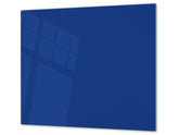 Tempered GLASS Kitchen Board D18 Series of colors: Cobalt Blue