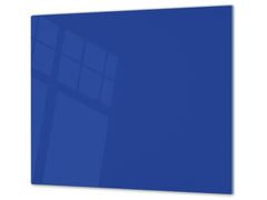 Tempered GLASS Kitchen Board D18 Series of colors: Royal Navy Blue