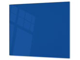 Tempered GLASS Kitchen Board D18 Series of colors: Blue