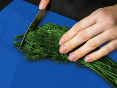 Tempered GLASS Kitchen Board D18 Series of colors: Road Sign Blue