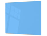 Tempered GLASS Kitchen Board D18 Series of colors: Pastel Blue