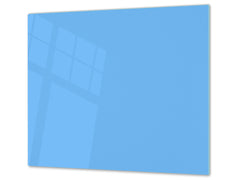 Tempered GLASS Kitchen Board D18 Series of colors: Pastel Blue