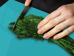 Tempered GLASS Kitchen Board D18 Series of colors: Turquoise