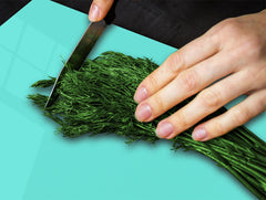 Tempered GLASS Kitchen Board D18 Series of colors: Mint