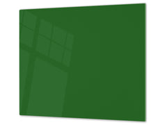 Tempered GLASS Kitchen Board D18 Series of colors: Forest Green
