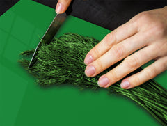 Tempered GLASS Kitchen Board D18 Series of colors: Moss Green