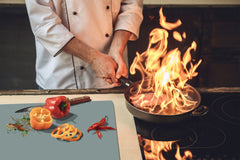 Tempered GLASS Kitchen Board D18 Series of colors: Gray