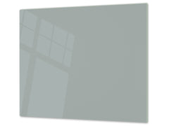 Tempered GLASS Kitchen Board D18 Series of colors: Medium Gray