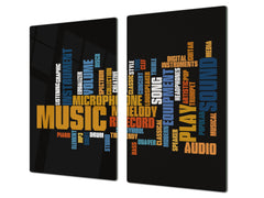 Induktionskochfeldabdeckung 60D17: Die Aufschrift 3