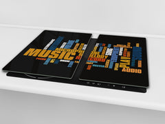 Induktionskochfeldabdeckung 60D17: Die Aufschrift 3