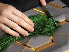 UNIQUE Tempered GLASS Kitchen Board – Scratch Resistant Glass Cutting Board – Glass Countertop MEASURES: SINGLE: 60 x 52 cm (23,62” x 20,47”); DOUBLE: 30 x 52 cm (11,81” x 20,47”); D29 Colourful Variety Series: Glossy geometric modules