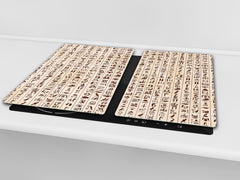 Glass Cutting Board 60D15: Hieroglyphs 6