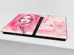 Resistant Glass Cutting Board 60D05B: Women's theme 2