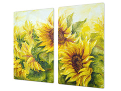 Induktionskochfeldabdeckung 60D06A: Sonnenblume 3