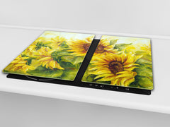 Induktionskochfeldabdeckung 60D06A: Sonnenblume 3