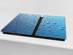 Tempered GLASS Cutting Board 60D10: Drops of water 2