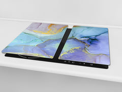 Chopping Board - Worktop saver and Pastry Board - Glass Cutting Board D23 Colourful abstractions: Colorful abstraction 1