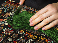 Glass Cutting Board 60D15: Egyptian symbols 2