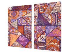 Placa de cocina de cristal 60D21: Mosaico 2