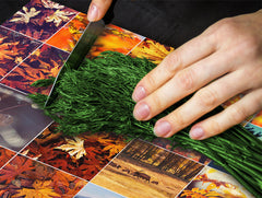 Worktop saver and Pastry Board 60D08: Autumn leaves