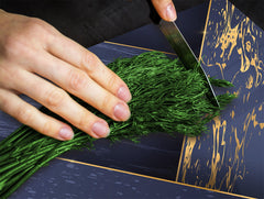 TEMPERED GLASS CHOPPING BOARD – Glass Cutting Board and Worktop Saver – Worktop protector; MEASURES: SINGLE: 60 x 52 cm (23,62” x 20,47”); DOUBLE: 30 x 52 cm (11,81” x 20,47”); D30 Decorative Surfaces Series: Luxury blue panels