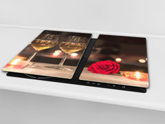 Induktionskochfeldabdeckung 60D04: Champagner für zwei