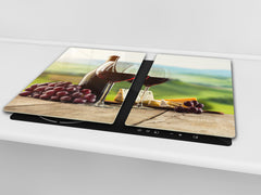 Induction Cooktop Cover 60D04: Red wine 5