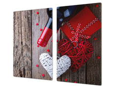 Induktionskochfeldabdeckung 60D04: I love wine 1