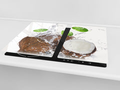 KITCHEN BOARD & Induction Cooktop Cover D07 Fruits and vegetables: Coconut 9