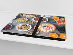 Tempered GLASS Cutting Board 60D16: Healthy porridge