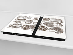 TEMPERED GLASS CHOPPING BOARD 60D13: Sweets 5