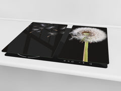 Glass Cutting Board and Worktop Saver D06 Flowers Series: Dandelion 2