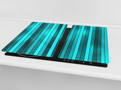 Planche à découper en verre trempé D01 Série Abstract: Texture 53