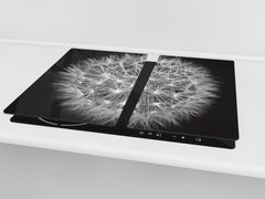 Glass Cutting Board and Worktop Saver D06 Flowers Series: Dandelion 4