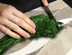 Tempered GLASS Kitchen Board – Impact & Scratch Resistant D27 Vintage leaves and patterns Series: Versatile tile pattern