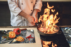 TEMPERED GLASS CHOPPING BOARD – Glass Cutting Board and Worktop Saver – Worktop protector; MEASURES: SINGLE: 60 x 52 cm (23,62” x 20,47”); DOUBLE: 30 x 52 cm (11,81” x 20,47”); D30 Decorative Surfaces Series: Diamond shapes