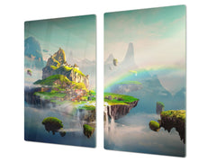 Glass Pastry Board 60D18: Fantastic world