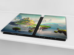 Glass Pastry Board 60D18: Fantastic world