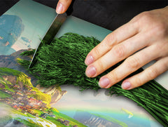 Glass Pastry Board 60D18: Fantastic world