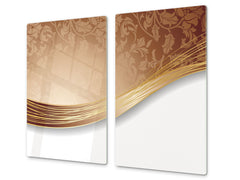 Tempered GLASS Cutting Board D01 Abstract Series: Abstract Art 46