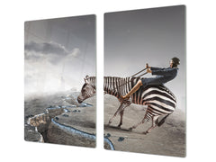 Glass Pastry Board 60D18: Stop over the precipice 2