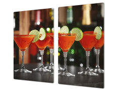 Glass Countertop 60D11: Orange Cosmopolitan