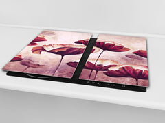 Cubierta para placa de inducción 60D06A: Amapolas 3